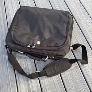 Dell Black Messenger Laptop Travel Bag 16x13x5